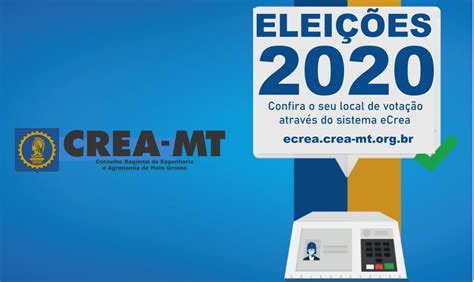 Comissão Eleitoral Regional Profissionais Do Crea Mt Podem Optar Pelo