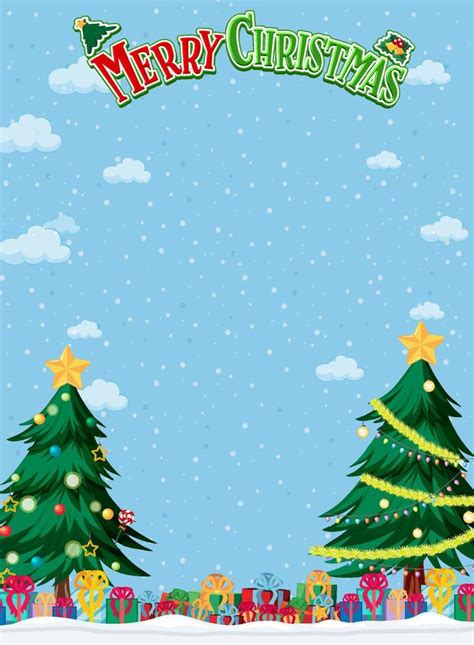 446 Background Merry Christmas Template Picture - MyWeb