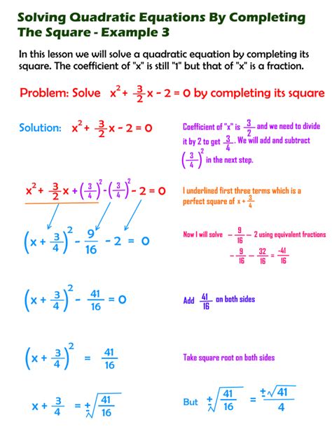 How To Solve Quadratic Equations With Fractions Tessshebaylo