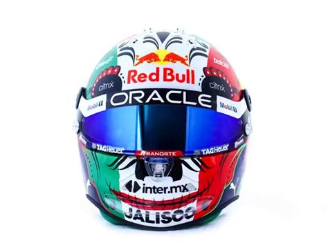 As Luce El Casco Con El Que Checo P Rez Correr El Gran Premio De La