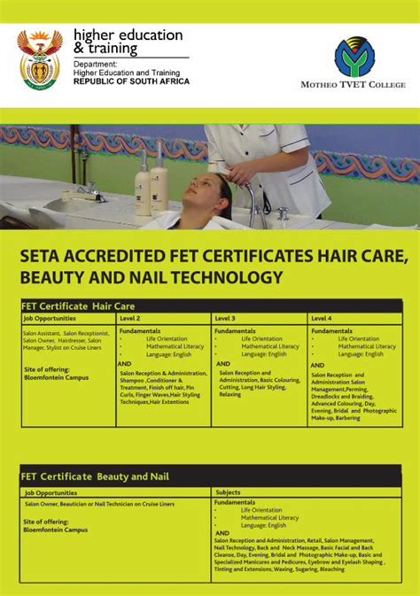 Pdf Seta Accredited Fet Certificates Hair Care Dressingpdf