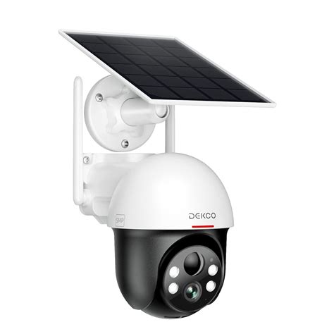 Buy Dekco New Version Mp Uhd Solar Security Camera Wireless Outdoor