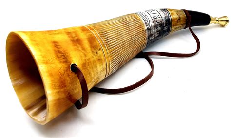 Buy Viking War Horn Genuine Ox Horn Battle Trumpet Premium Hand