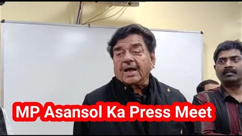 Newsline Asansol Asansol Ke Le Abhu Bahut Sara Plan Hai Shatrughan