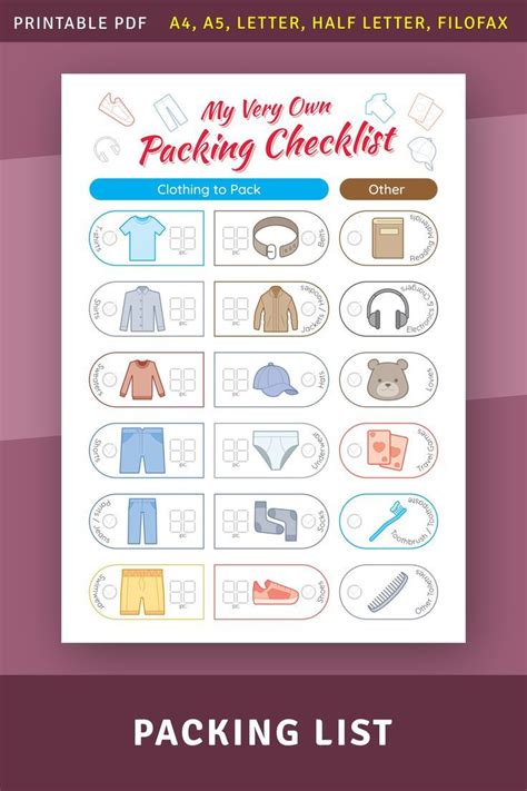 This Packing List Can Help You Remember Everything You Need To Pack For