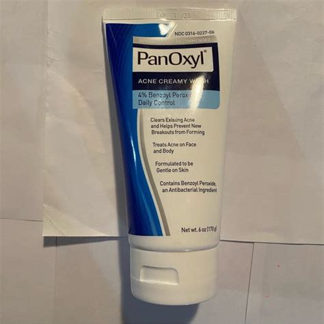 Panoxyl Skincare Panoxyl Acne Creamy Wash 4 Benzoyl Peroxide Daily Control 6 Oz Read