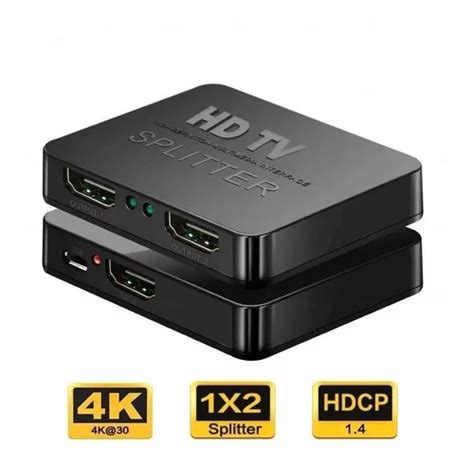 Splitter Hdmi Divisor De Se Al K K D Conecta De Tv Meses Sin