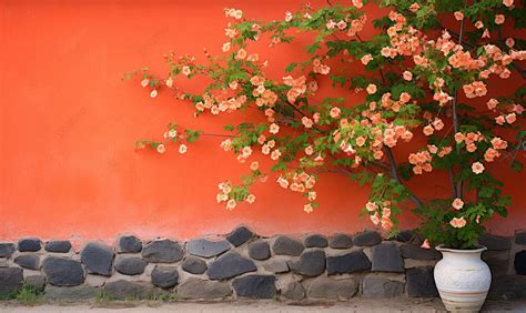 Fondo Una Vieja Pared De Azulejos Rojos Fondo Rama Arquitectura Viajes Nacionales Imagen De