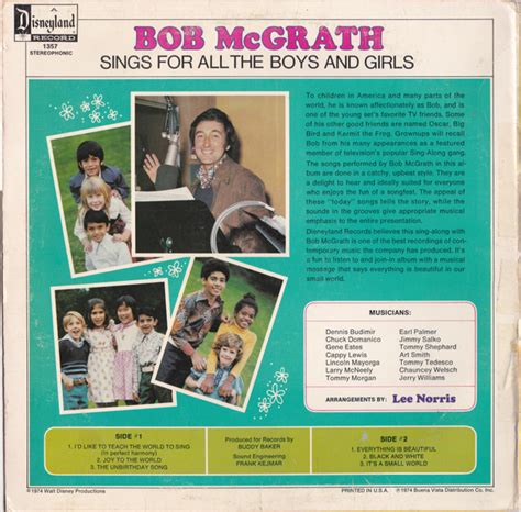 Bob Mcgrath Sings For All The Boys And Girls By Bob Mcgrath With The