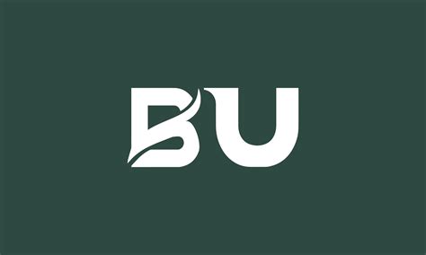 Bu Ub Abstract Letters Logo Monogram 28202575 Vector Art At Vecteezy