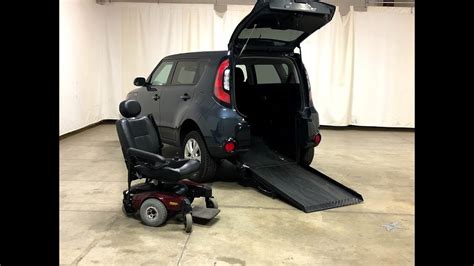 2016 Kia Soul Auto Rear Entry Wheelchair Mobility Accessible Demo Of