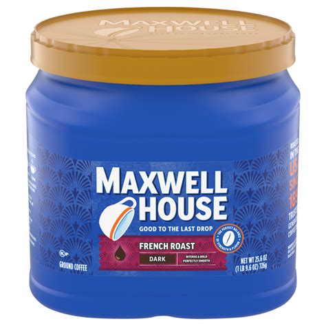 Save On Maxwell House French Dark Roast Coffee Ground Order Online