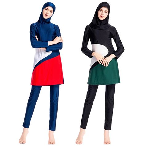 Woman Lady Modest Muslim Islam Swimwear Swimsuit Full Burkini Burqini