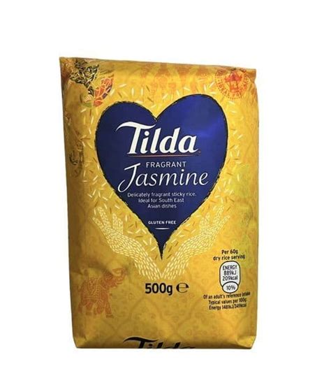 500g Tilda Fragrant Jasmine Rice Buy Online At The Asian Cookshop