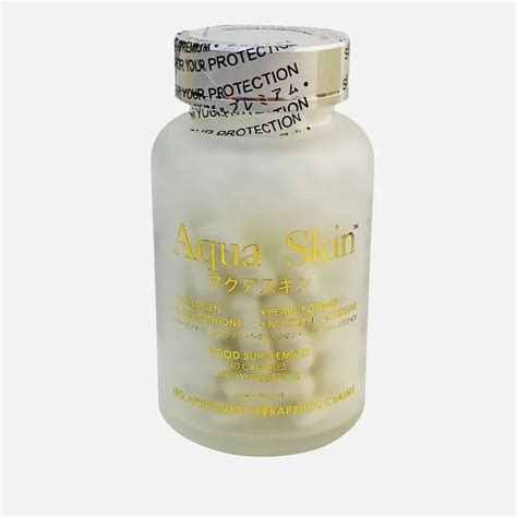 Aqua Skin Glutathione Collagen Whitening Capsule Packaging Type