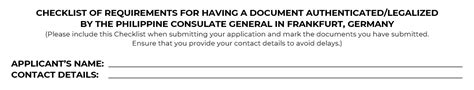 Affidavit Of Support Guarantee ASG In PH Consulate Frankfurt