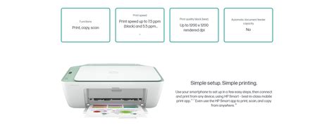 HP DeskJet 2722 All In One Wireless Color Inkjet Printer Computer Plus