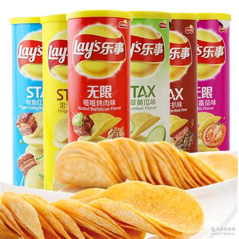 多口味薯片 番茄 休闲零食批发 黄瓜 膨化食品 乐事104g罐装原味批发价格 膨化食品 食品商务网