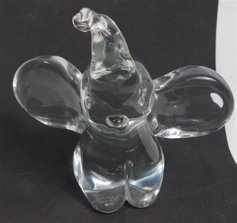 Fm Ronneby Sweden Art Glass Elephant Figurine Signed Ebay