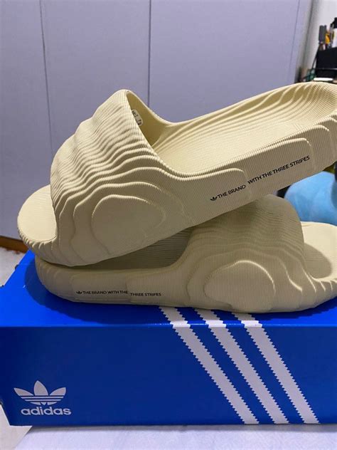 Adidas Adilette 22 Desert Sand On Carousell