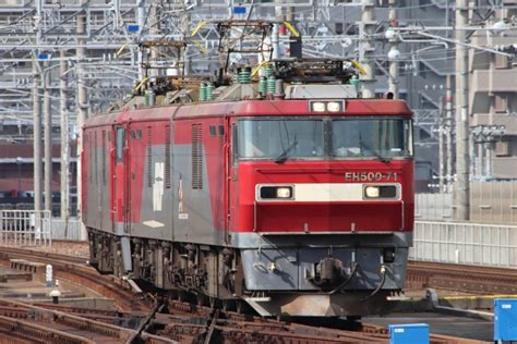 Jr貨物eh500形電気機関車 Eh500 71 千早駅 鉄道フォト・写真 By すらんとのーずさん レイルラボraillab