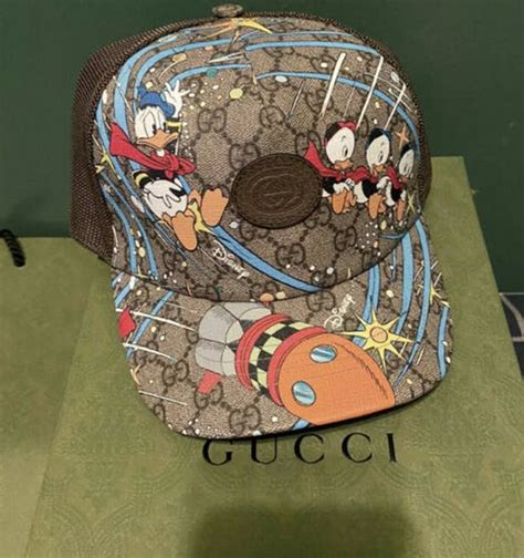 Gucci X Disney Duck Tales Hat Baseball Cap Collection New