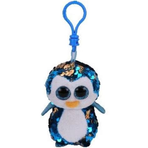 TY BEANIE BOOS ICE CIBE Cekinowy Niebieski Pingwin 8 5cm 35302 TY