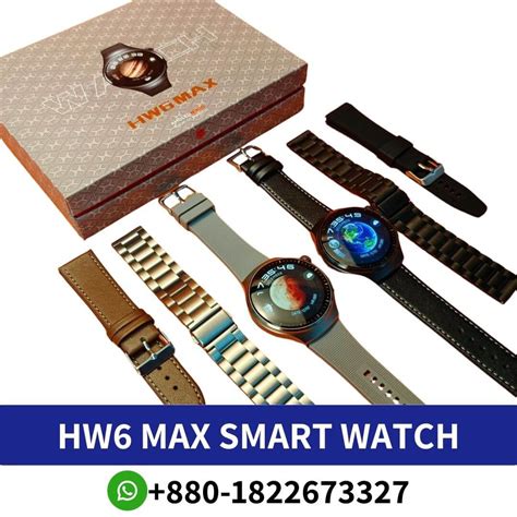 Best Hw6 Max Amoled Smart Watch Buy In Bangladesh