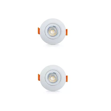 Kit Mini Spots Redondo Led W Branco Morno K Ourolux