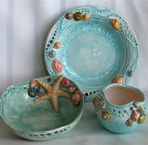 Summerland Cottage Studio Seashore Ceramic Dish Designs