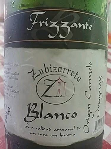 Bodega Zubizarreta Frizzante Blanco Vivino US