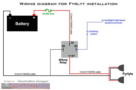 Fog Light Wiring Diagram For Car