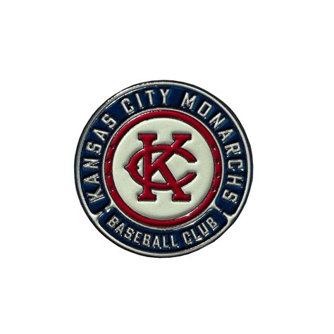 Monarchs Badge Logo Lapel Pin Kansas City Monarchs Baseball