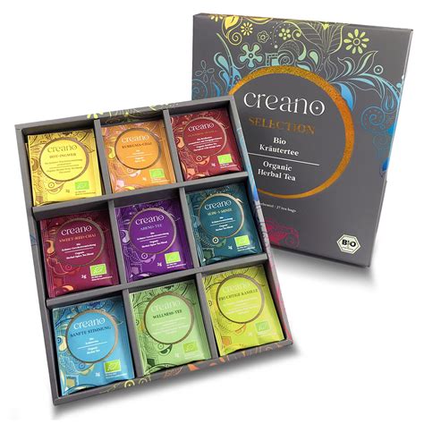 Amazon Creano Organic Herbal Tea Sampler Gift Set Tea Gift Box