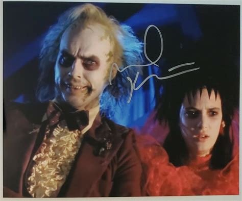 Beetlejuice Michael Keaton Hand Signed 8x10 Autographed Photo Hologram Coa 2023059104