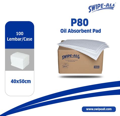 Swipe All P80 Oil Absorbent Pad Swipe