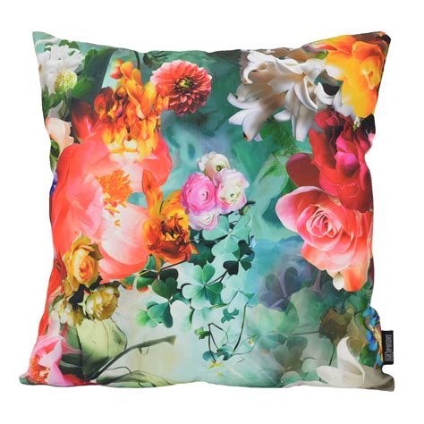 Bold Flowers 45 X 45 Cm Kussenhoes Katoen Polyester Gek Op Kussens