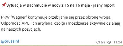 Edward Weinert On Twitter Bakhut Wagnerowcy Zacz Li Liczy Zdobyt