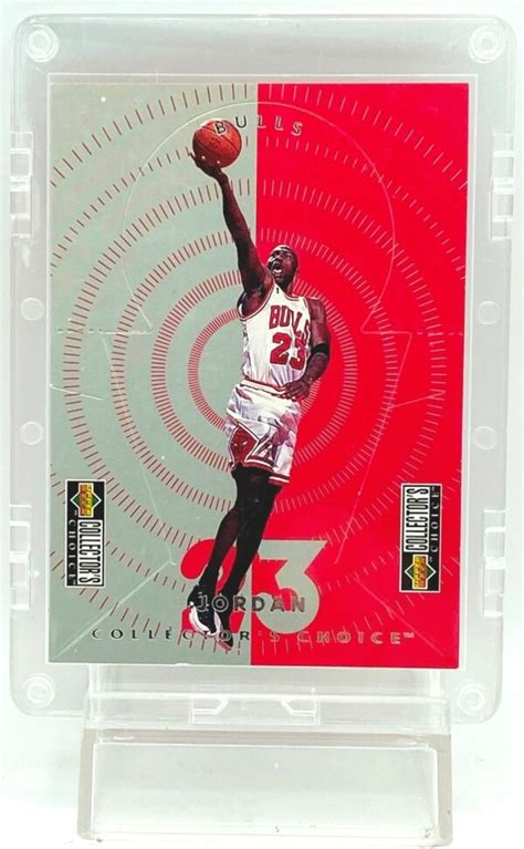 Vintage Ud Collector S Choice Michael Jordan Card M Chicago