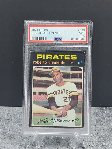 Roberto Clemente HOF 1971 Topps 630 Pittsburgh Pirates SGC 3 5