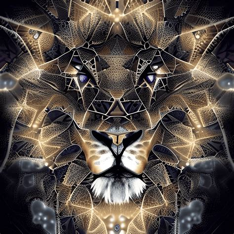 Fractal Lion · Creative Fabrica