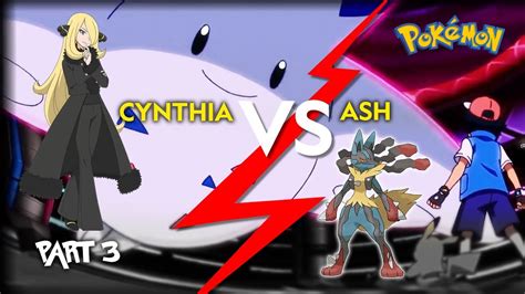 Ash Ketchum Vs Cynthia The Ultimate Battle For The Pokemon World