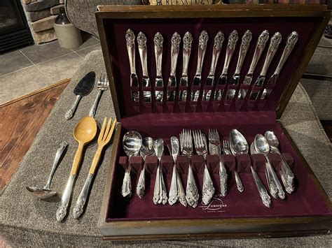 Setting S Oneida Silver Plated Prestige Silverware Set Ebay