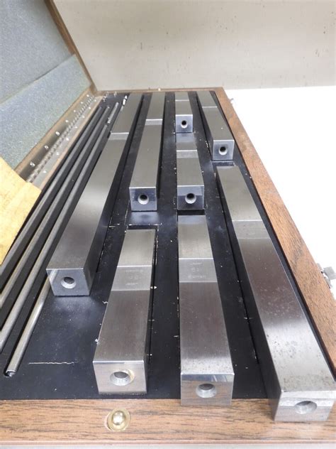 Starrett Webber Ss A X Grade Large Long Gage Block Set