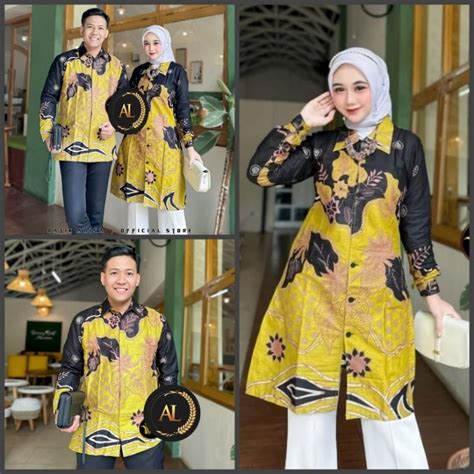 Jual Batik Couple Baju Batik Couple Batik Couple Modern Tunik Batik Couple Shopee Indonesia