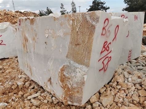 Mu La Beyaz Blok Mermer Marble