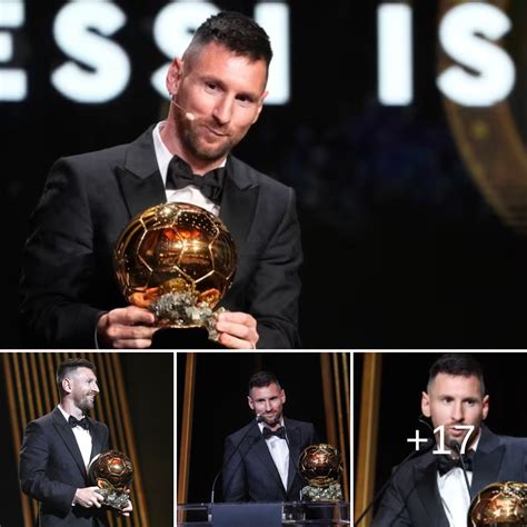 Official Lionel Messi Wins The Ballon Dor Award For The Eighth Time Making History