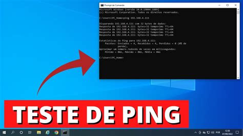 Como Fazer O Teste De Ping Em Um Ip Youtube