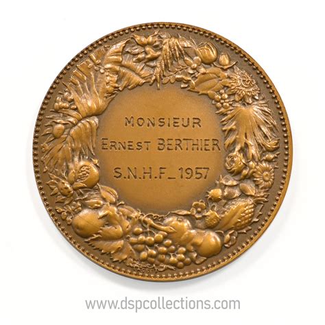 Médaille Horticulture par Alphée DUBOIS et TASSET