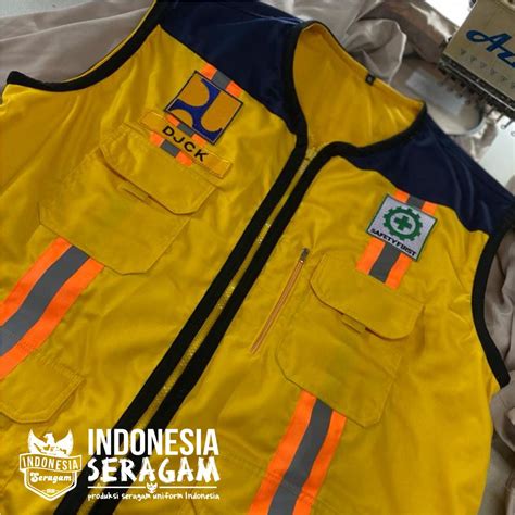 Seragam Rompi Custom Ditjen Cipta Karya DJCK Dinas Pekerjaan Umum Dan